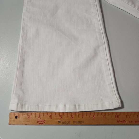 Soft Surroundings Jeans Womens 6T-8T White Triple‎ S Flare Slimming Stretch - Picture 12 of 13
